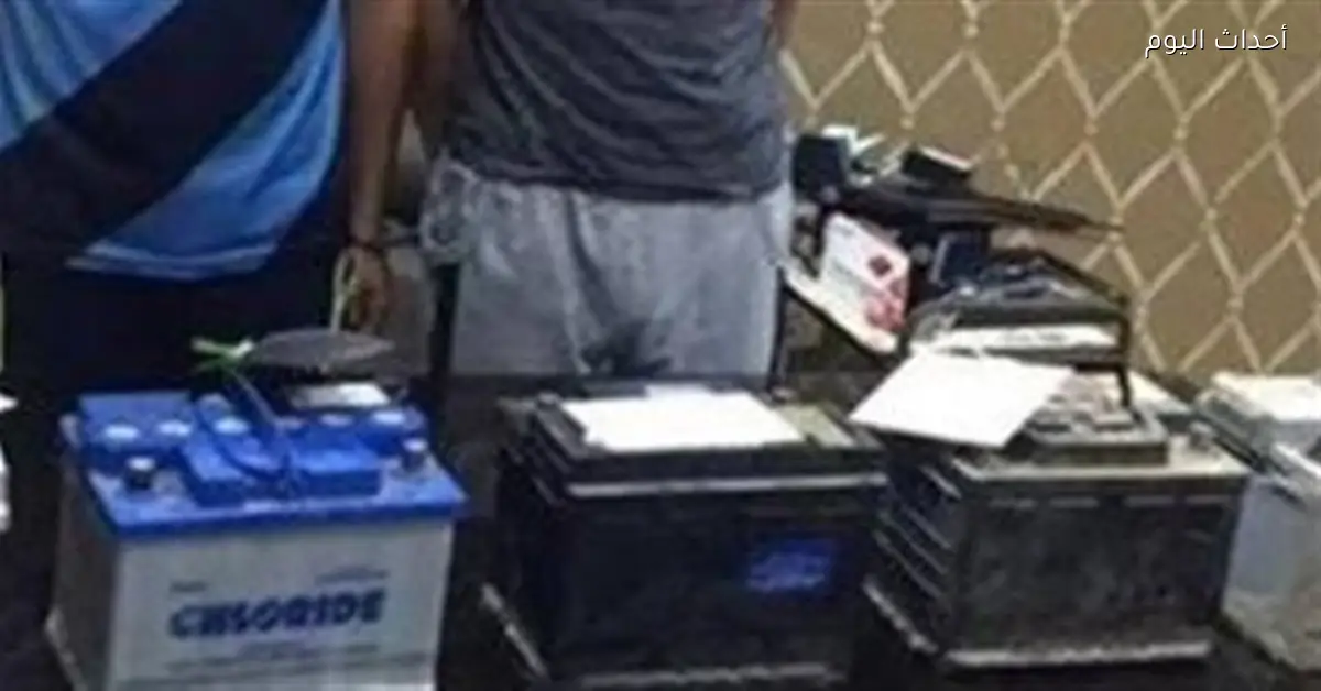 ضبط لص سرق بطاريات وتهشيم زجاج في الأقصر
