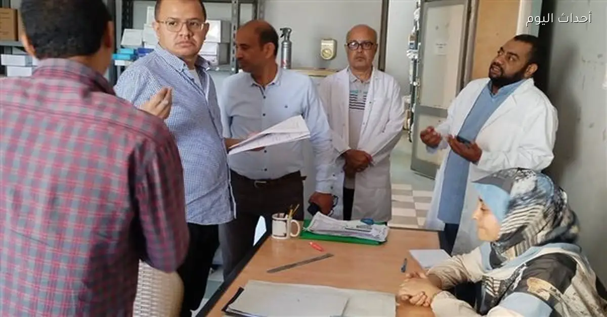 فريق الطب العلاجي يتفقد مستشفى الوقف المركزي بقنا