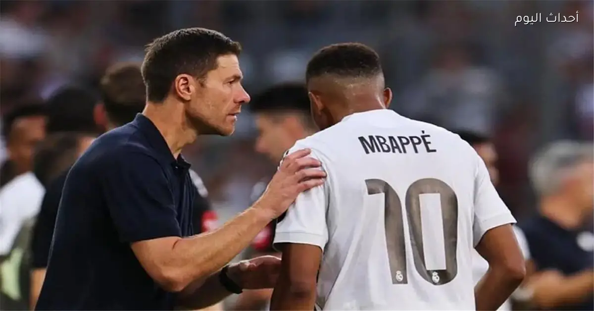 مبابي يتحدث عن إقالة تشابي ألونسو من ريال مدريد