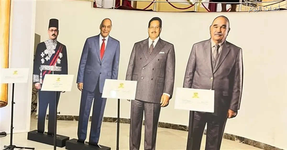مجسمات رؤساء قضايا الدولة تبرز في يوبيل الـ 150
