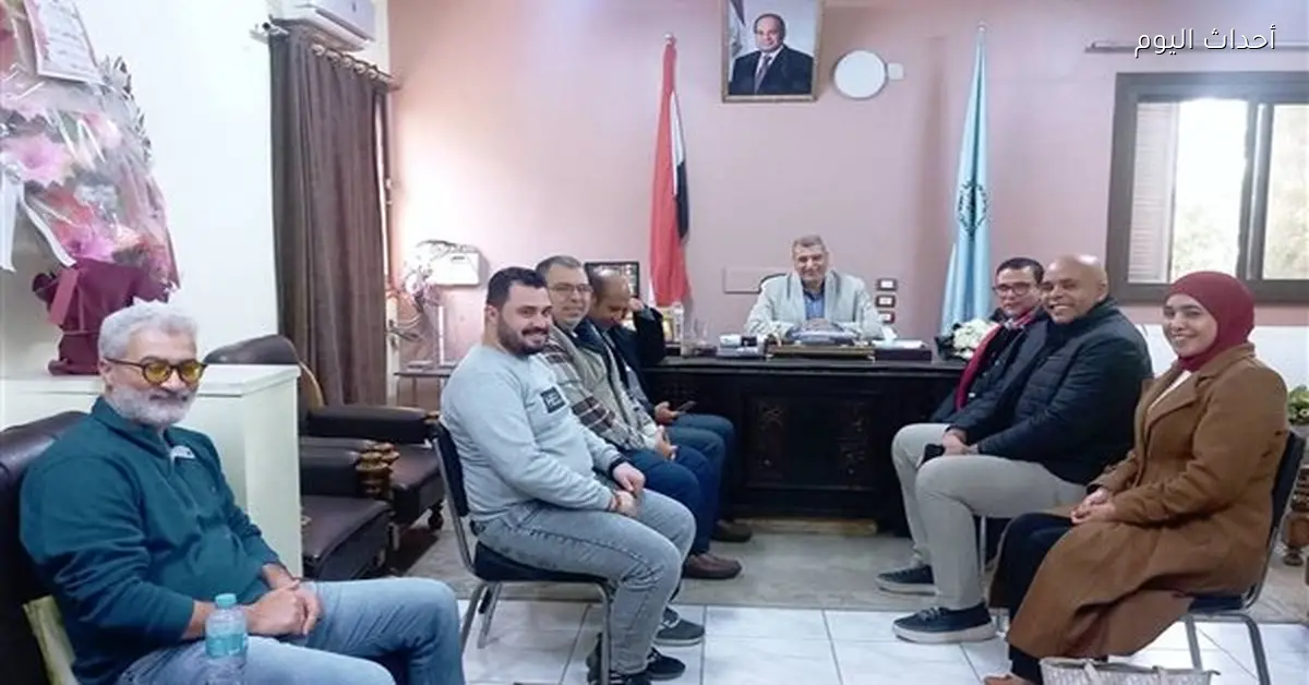 محافظ أسيوط يستقبل وفد المعونة الألمانية لدعم المزارعين