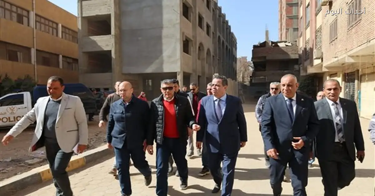 محافظ الجيزة يزور مشروعات التعليم في الحوامدية