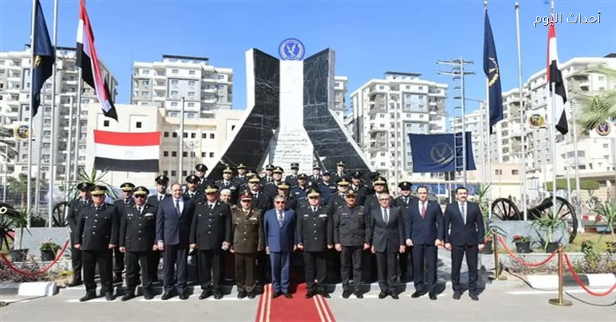 محافظ الدقهلية يضع إكليل الزهور احتفالًا بعيد الشرطة