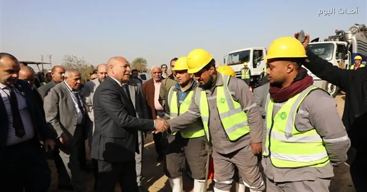 محافظ القاهرة يطلق مشروع صرف صحي في الزاوية الحمراء