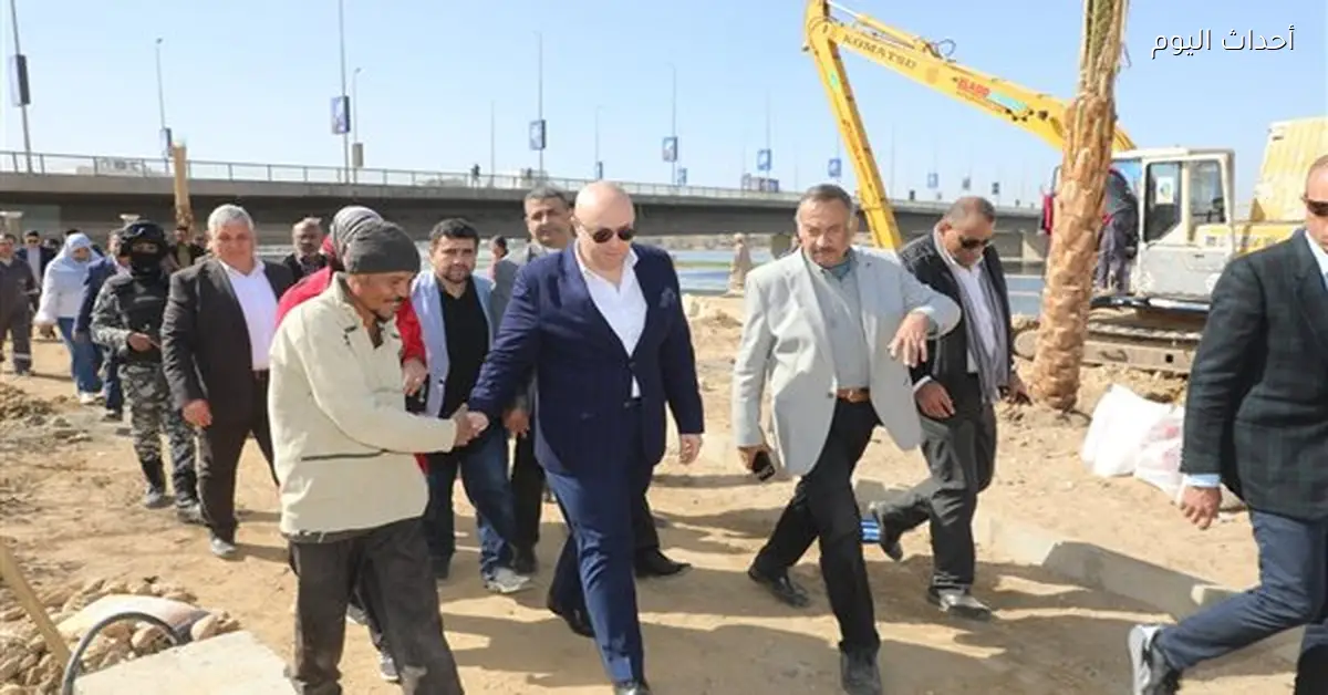 محافظ بني سويف يوجه ببدء العمل في مشروع المرسى السياحي