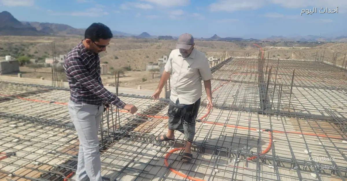 مدير عام المسيمير يتفقد مشاريع تعليمية وخدمية في لحج