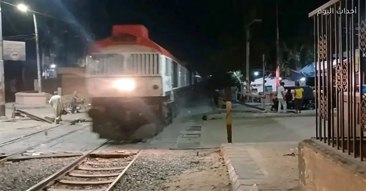 مصرع شخص تحت عجلات قطار في بني سويف
