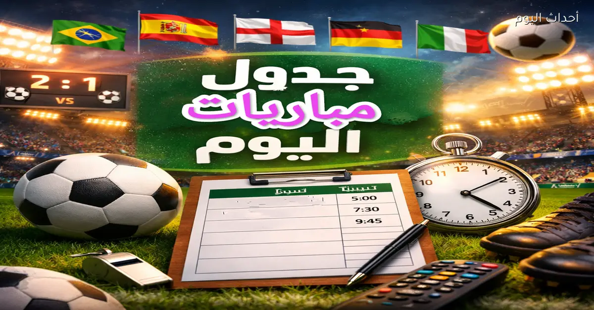 مواعيد مباريات اليوم الخميس 8 يناير 2026 والقنوات الناقلة