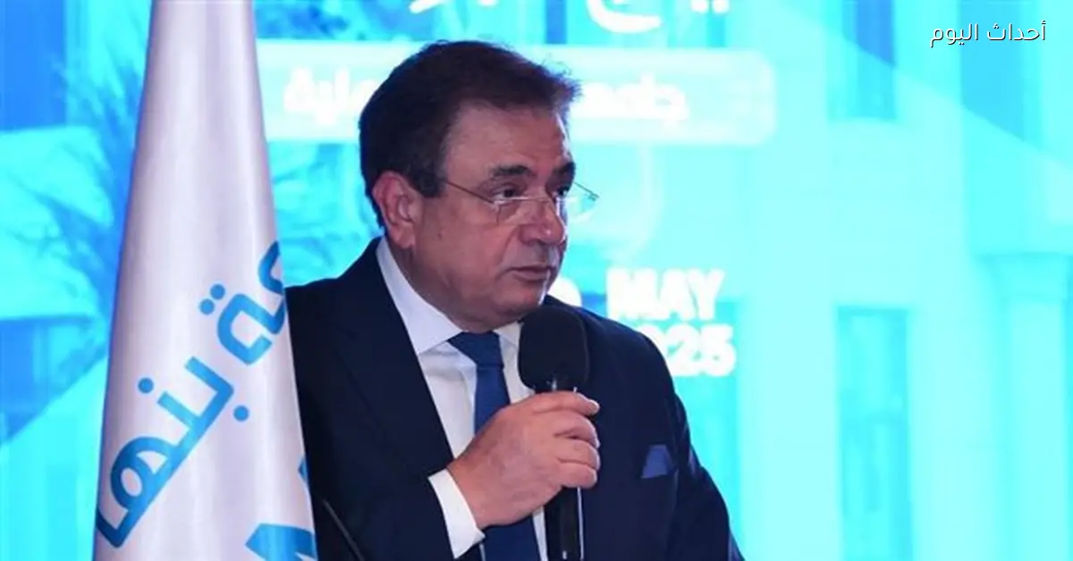 نائب رئيس جامعة بنها الأهلية يؤكد أهمية تبني أفكار الطلاب