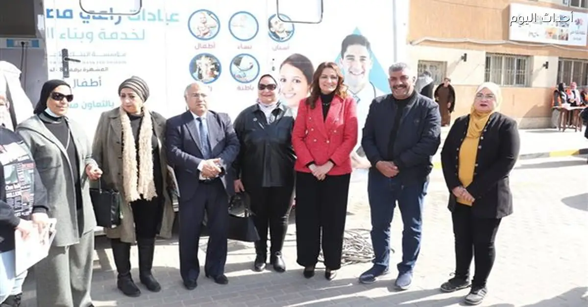 نائب محافظ الجيزة تفتتح القافلة الطبية والاجتماعية في روضة السودان