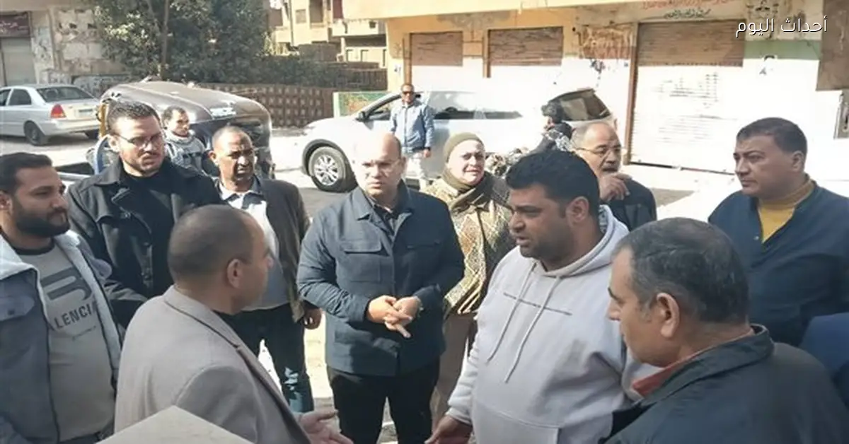 نائب محافظ الجيزة يتفقد قري المنوات وميت شماس وأبو النمرس