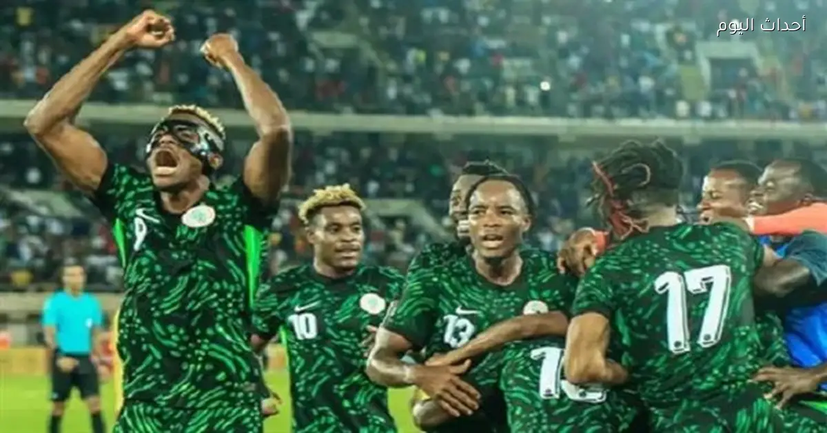 نيجيريا تتقدم على موزمبيق بهدفين في الشوط الأول بأمم أفريقيا