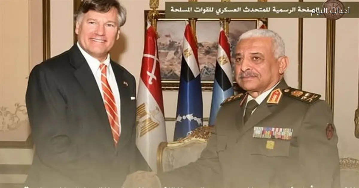 وزير الدفاع يلتقي نائب وزير الخارجية الأمريكي