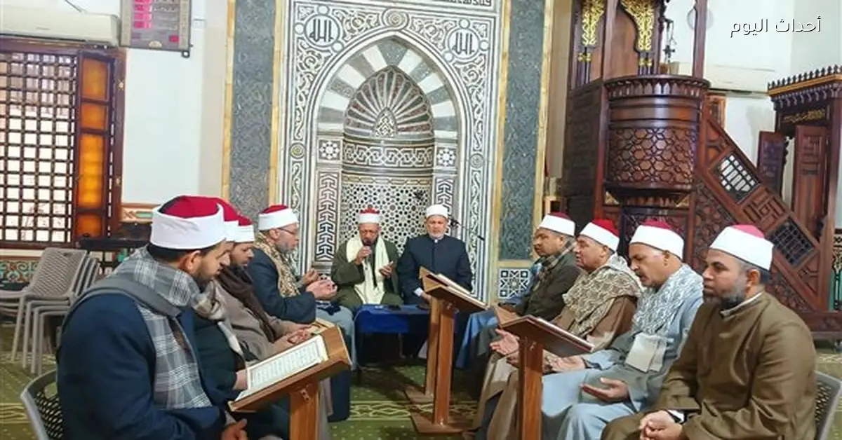 وكيل أوقاف بني سويف يشارك في المقرأة واختبارات الخطباء الجدد