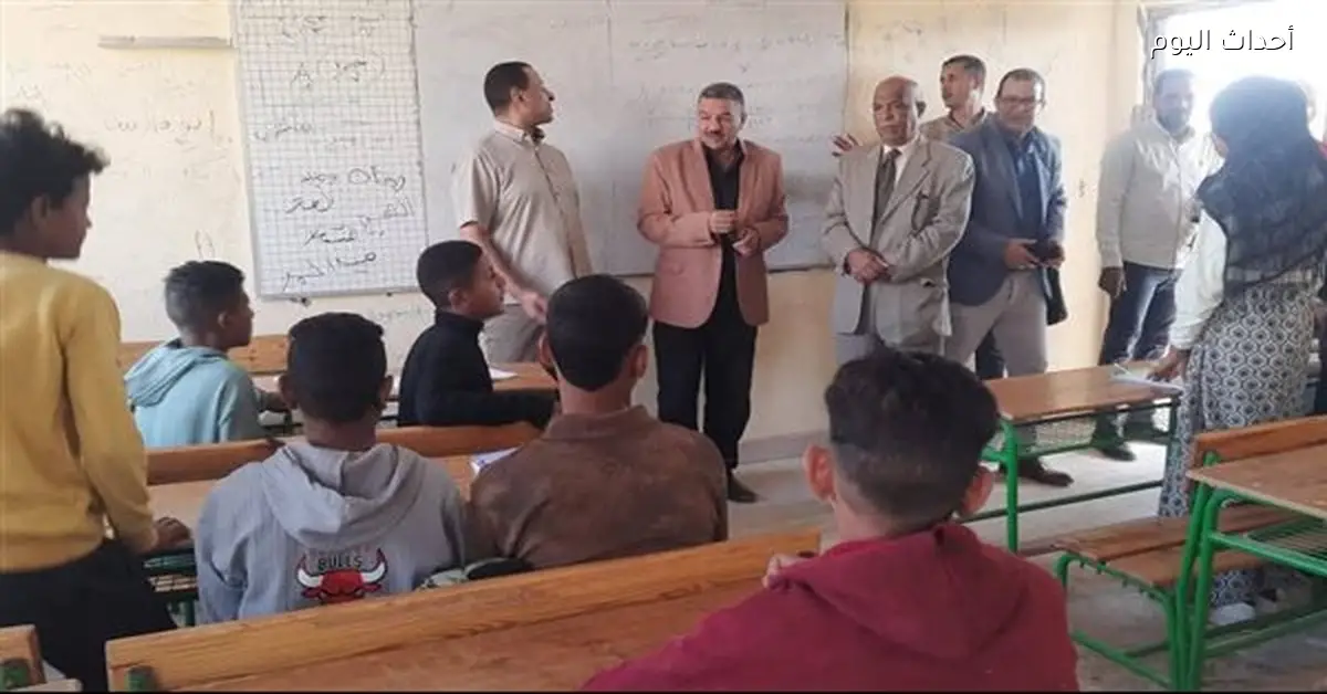 وكيل تعليم نجع حمادي يؤكد عدم التهاون مع تجاوزات الامتحانات