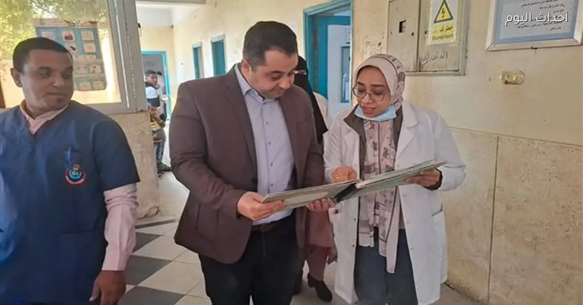 وكيل صحة قنا يزور وحدة المعنا ويؤكد على جودة الخدمات الطبية