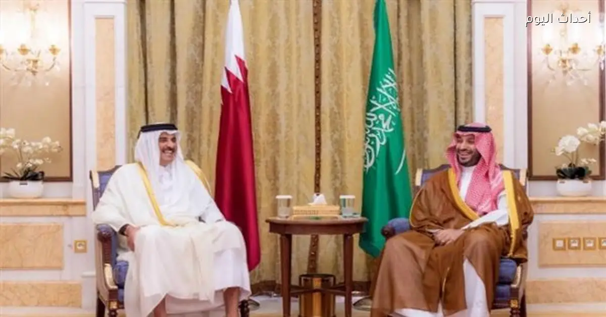 ولي العهد السعودي وأمير قطر يتحدثان هاتفياً عن العلاقات الثنائية والأحداث الإقليمية