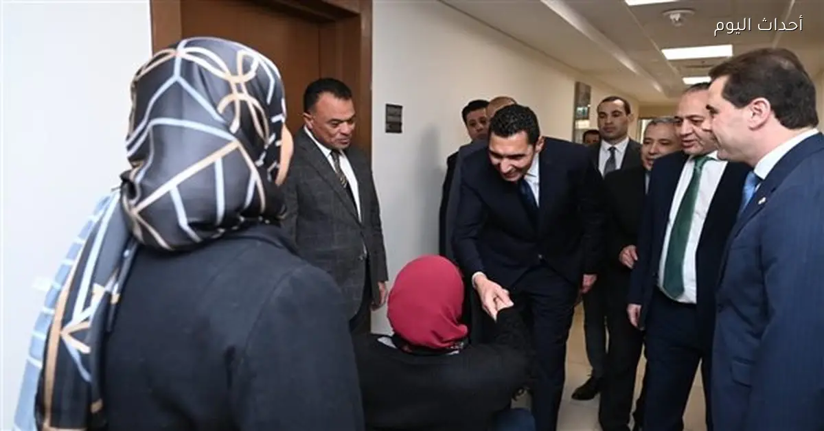 جوهر نبيل وزير الشباب والرياضة: فخور بثقة القيادة السياسية في جولة تفقدية