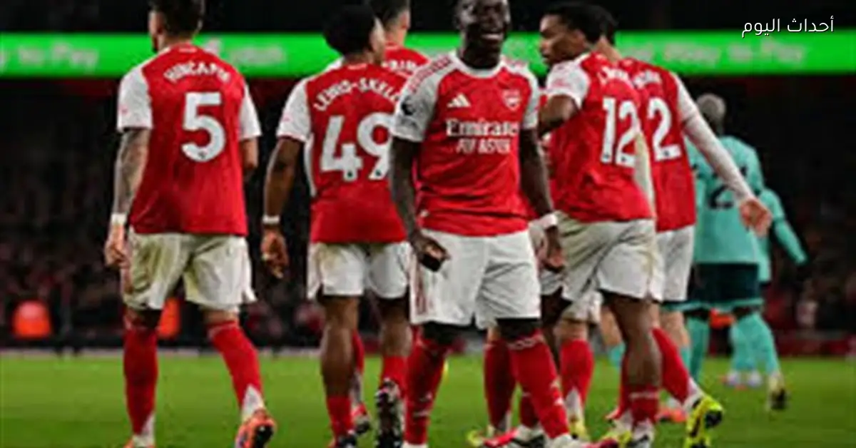 آرسنال يتقدم على برينتفورد في الشوط الأول بالدوري الإنجليزي 2025-26