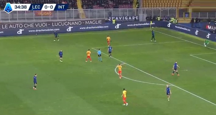 Lecce vs Inter Milan live 