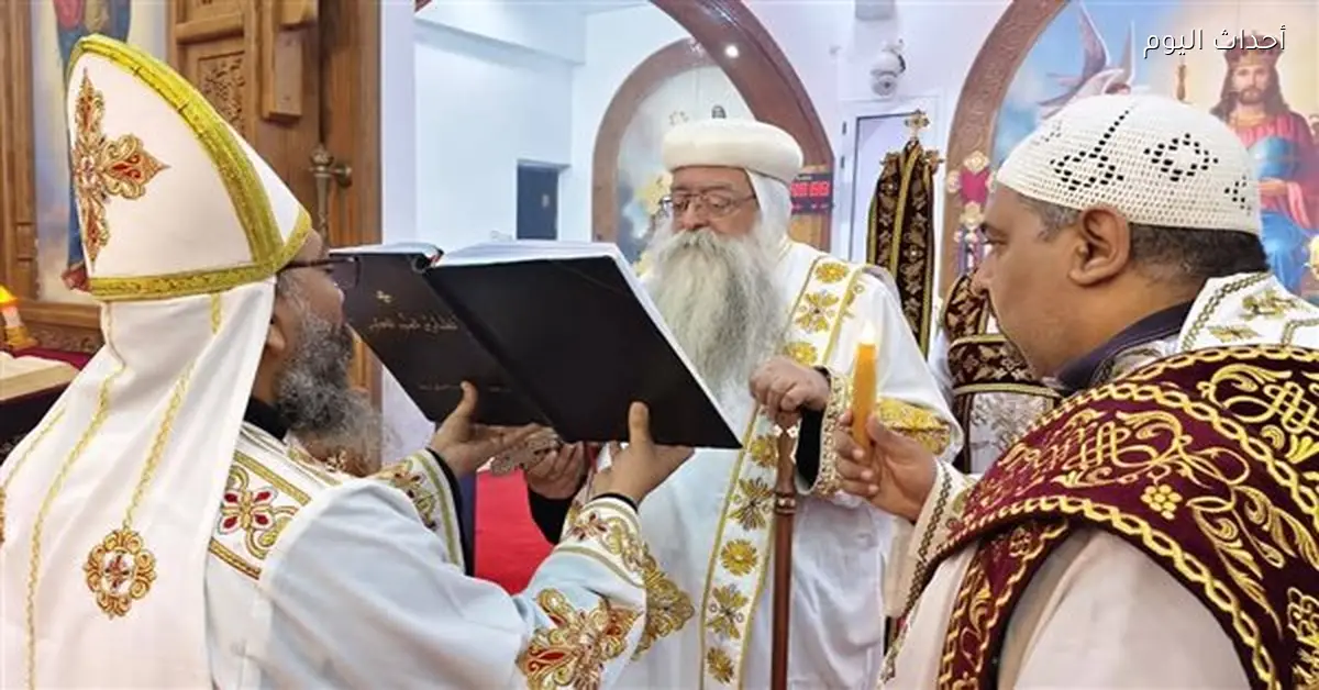 الأنبا تكلا يترأس قداس كاتدرائية مارجرجس بدشنا