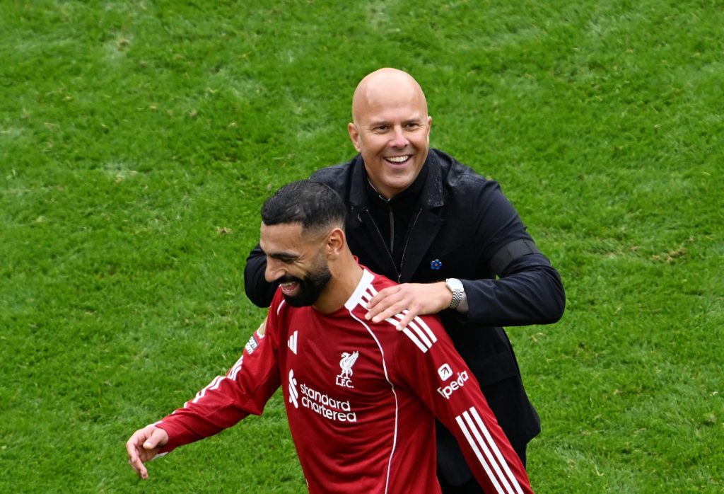 محمد صلاح - آرني سلوت - (المصدر:Gettyimages)