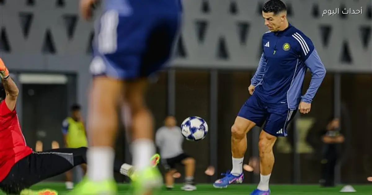 كريستيانو رونالدو يتجاوز أزمته ويشارك في تدريبات النصر