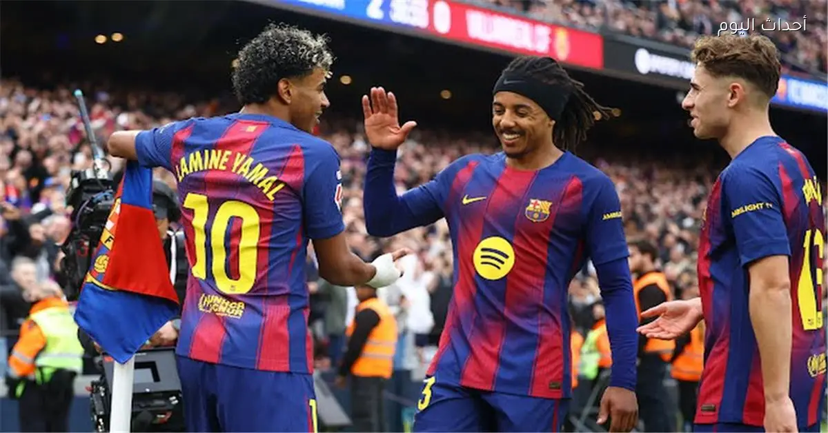 لامين يامال يسجل هاتريك ويدفع برشلونة لتخطي فياريال في الدوري الإسباني
