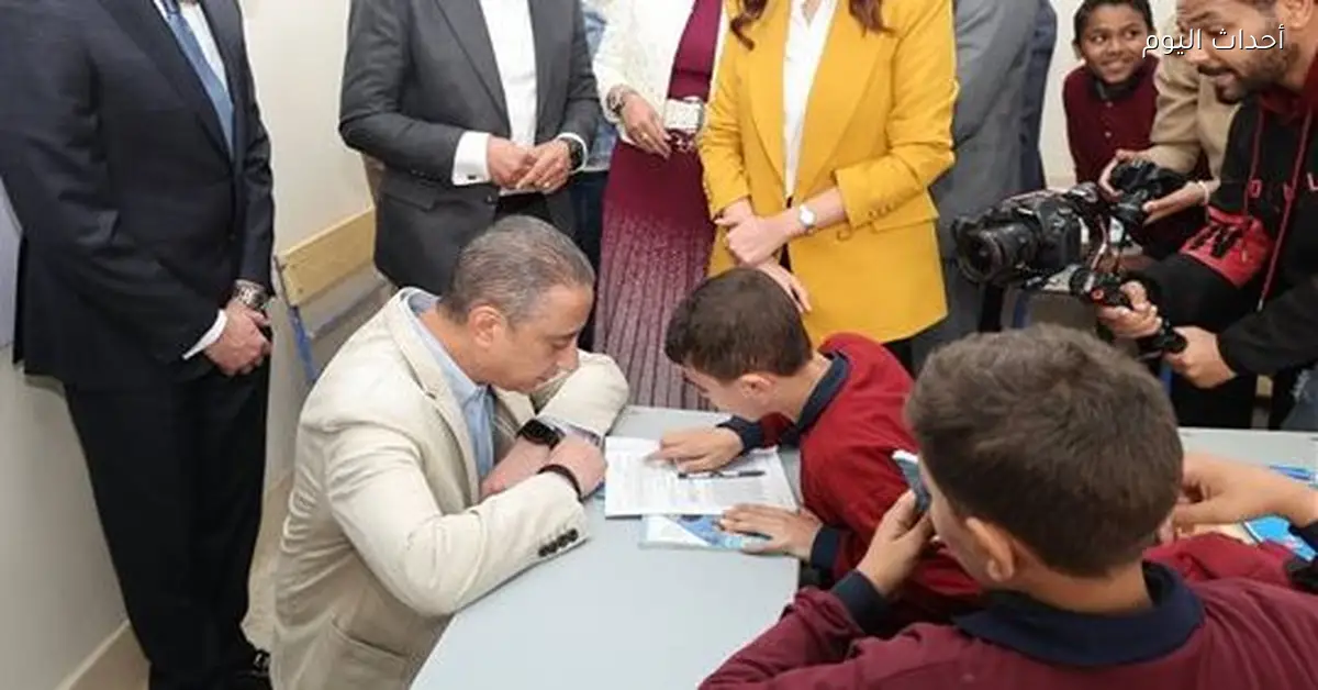 محافظ الجيزة يفتتح مبنى الإعدادي في مدرسة شهداء نزلة الشوبك بالبدرشين