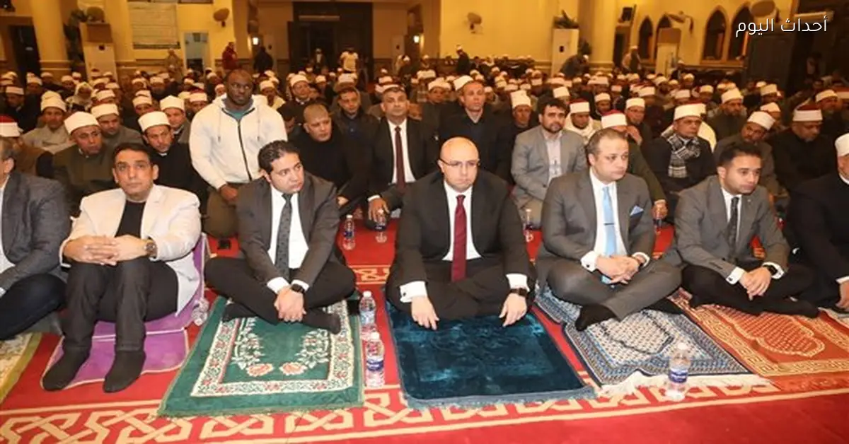 محافظ بني سويف يحتفل بليلة النصف من شعبان