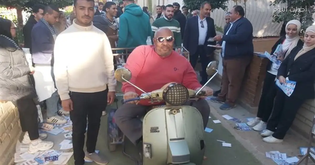 مهندس بأسيوط يتحدى الصعوبات للمشاركة في انتخابات نقابته