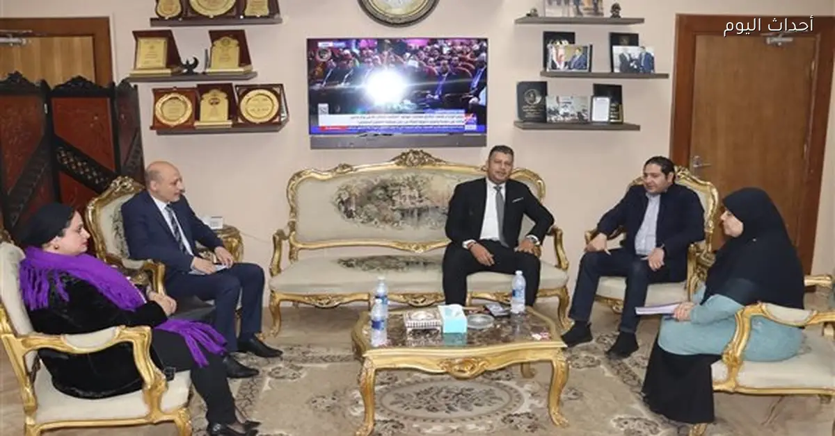 نائب محافظ بني سويف يلتقي وفد حقوق الإنسان للتوعية والتمكين