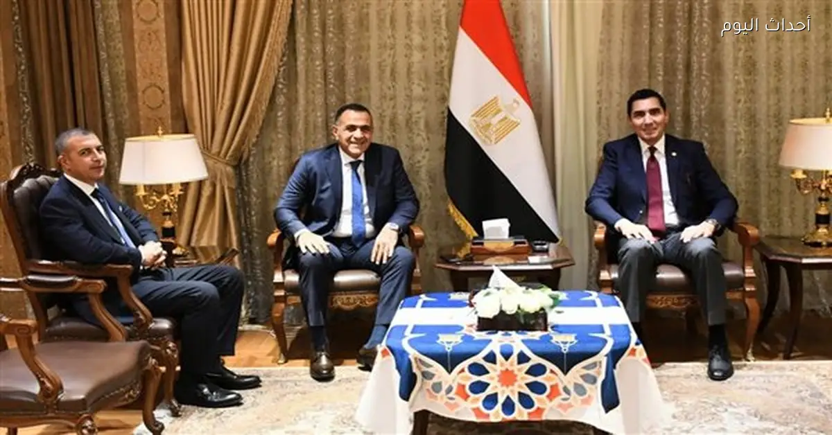 وزير الشباب والرياضة يستقبل رئيس الشركة الإفريقية لتعزيز التعاون