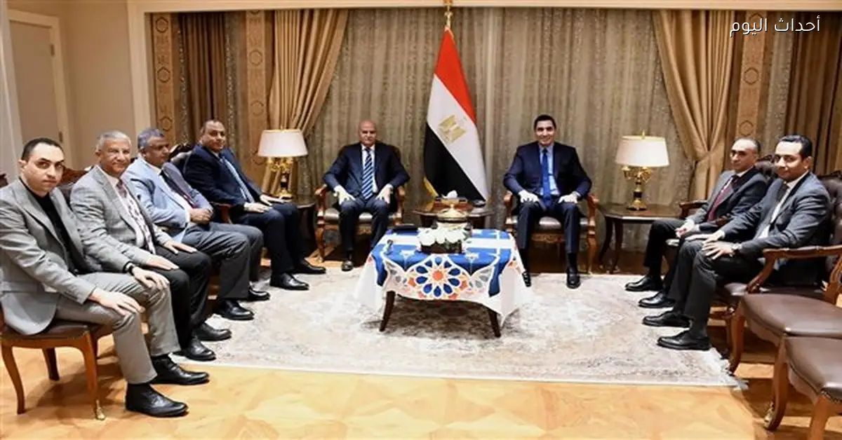 وزير الشباب والرياضة يستقبل مجلس إدارة الإسماعيلي