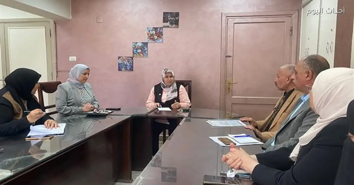 وكيل تعليم السويس تتابع استعدادات الفصل الدراسي الثاني