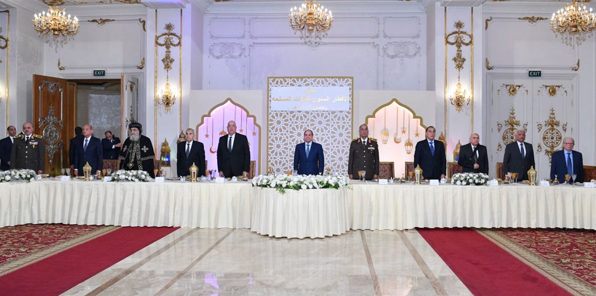 جانب من حفل الإفطار السنوي للقوات المسلحة