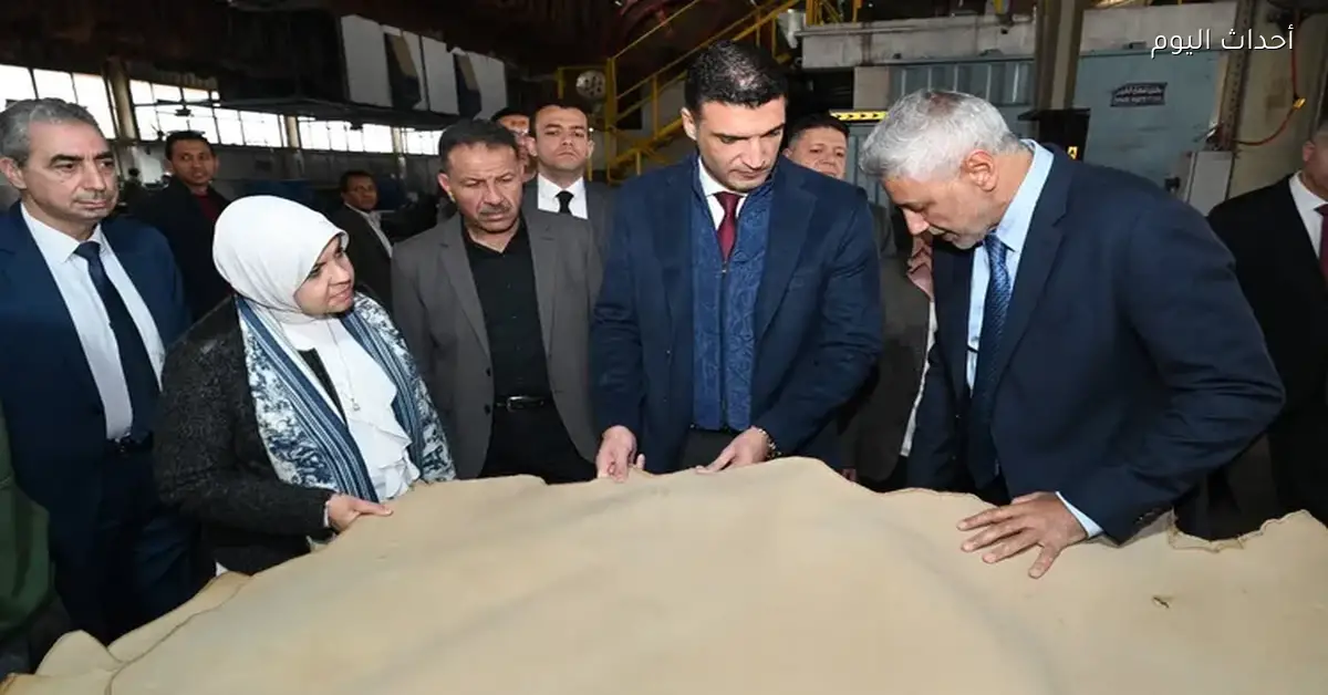 وزير الصناعة يتفقد سير العمل في مدينة الجلود بالروبيكي ويزور مدبغتين وثلاثة مصانع