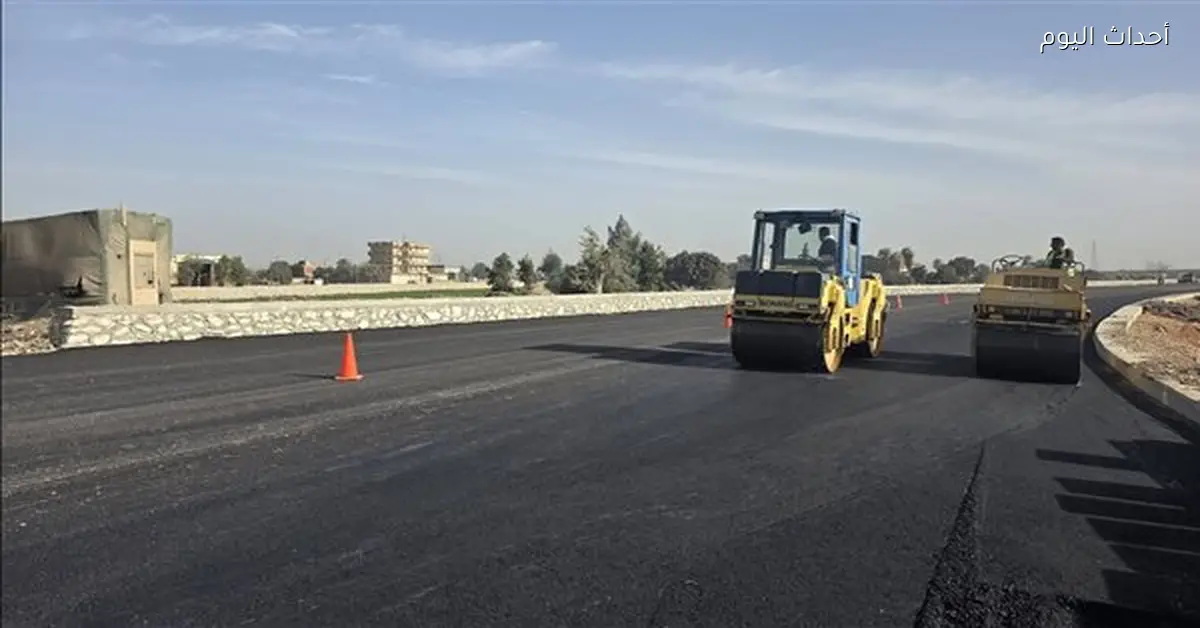 محافظ الجيزة يتابع توسعة ورصف طريق المريوطية 2 كم