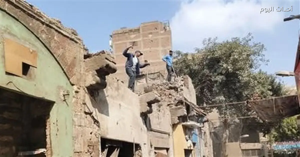 هدم وكالة تراثية عمرها 200 عام في حي عابدين