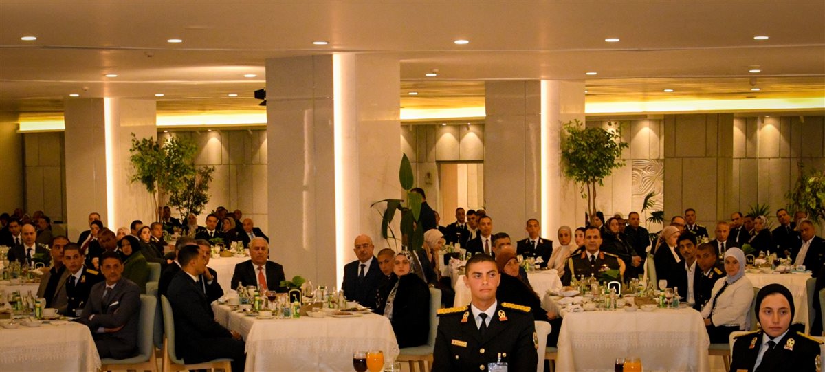 جانب من مشاركة السيسي في حفل إفطار أكاديمية الشرطة