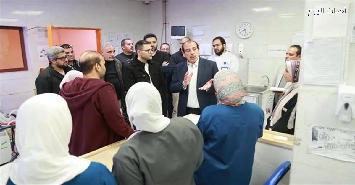 نائب وزير الصحة يقوم بجولة تفقدية لمستشفى السلام