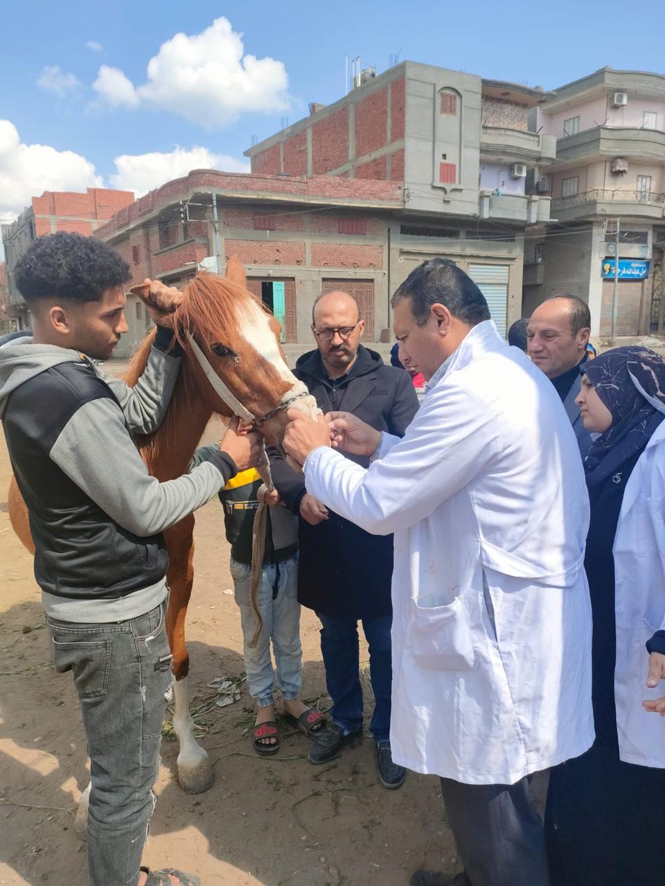 جانب من القوافل الطبية 