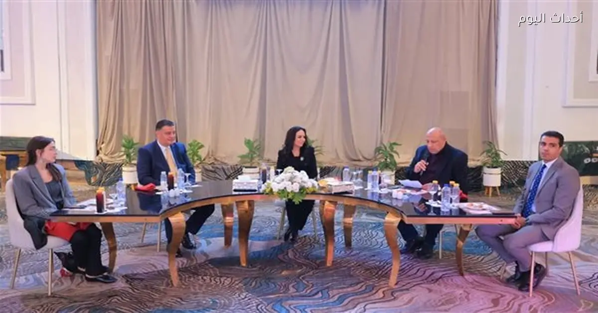 مايا مرسي تحضر إفطار بنك ناصر الاجتماعي السنوي