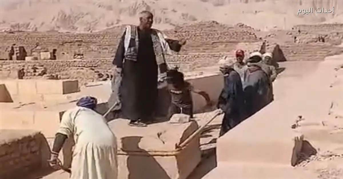 فيديو رئيس العمال المغني يعيد أجواء الفراعنة في الأقصر