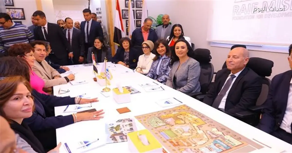 مايا مرسي تفتتح المقر الجديد لمؤسسة راعي مصر بحضور محافظ القاهرة