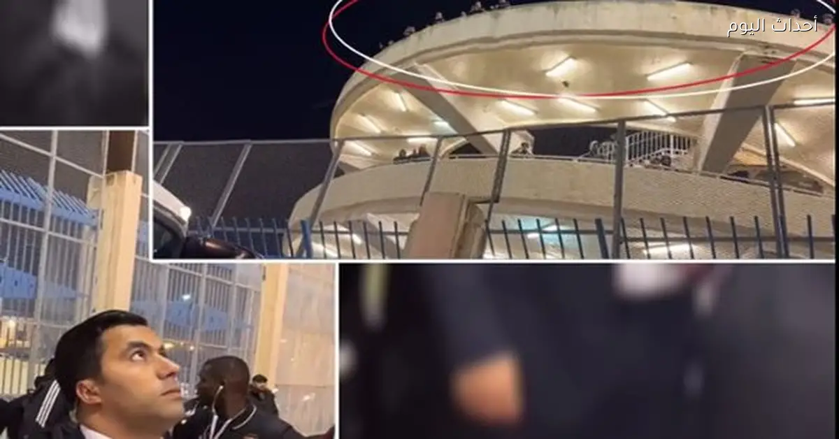 الأهلي والترجي يتعرضان لرشق زجاجات المياه عند وصولهما لملعب حمادي العقربي