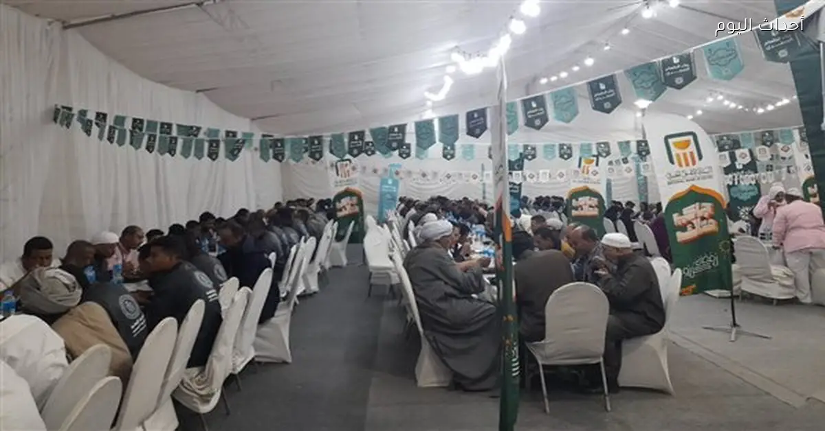 مبادرة “اطعم وأكرم” بالأقصر تطعم 1000 صائم يومياً