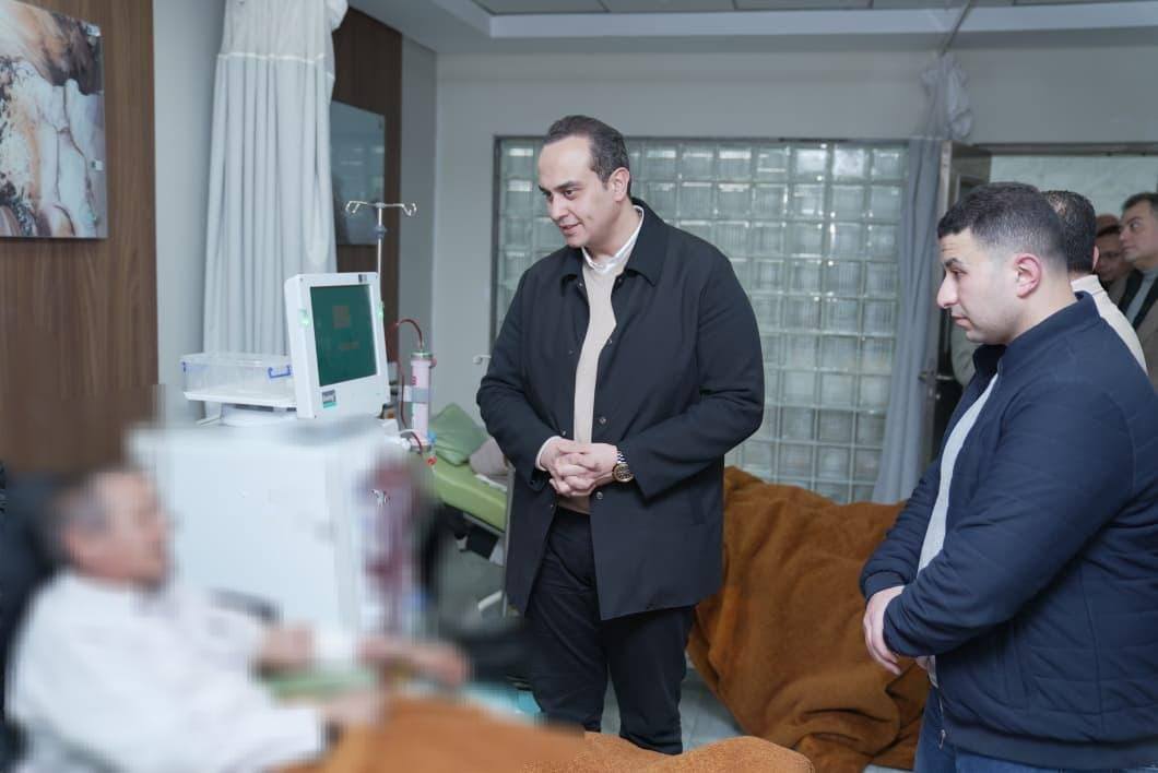 جانب من زيارة المنشآت الصحية  