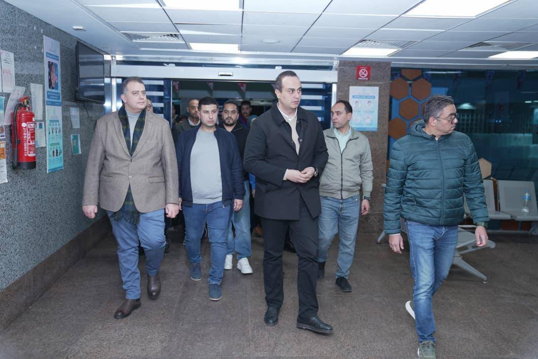 جانب من زيارة المنشآت الصحية  