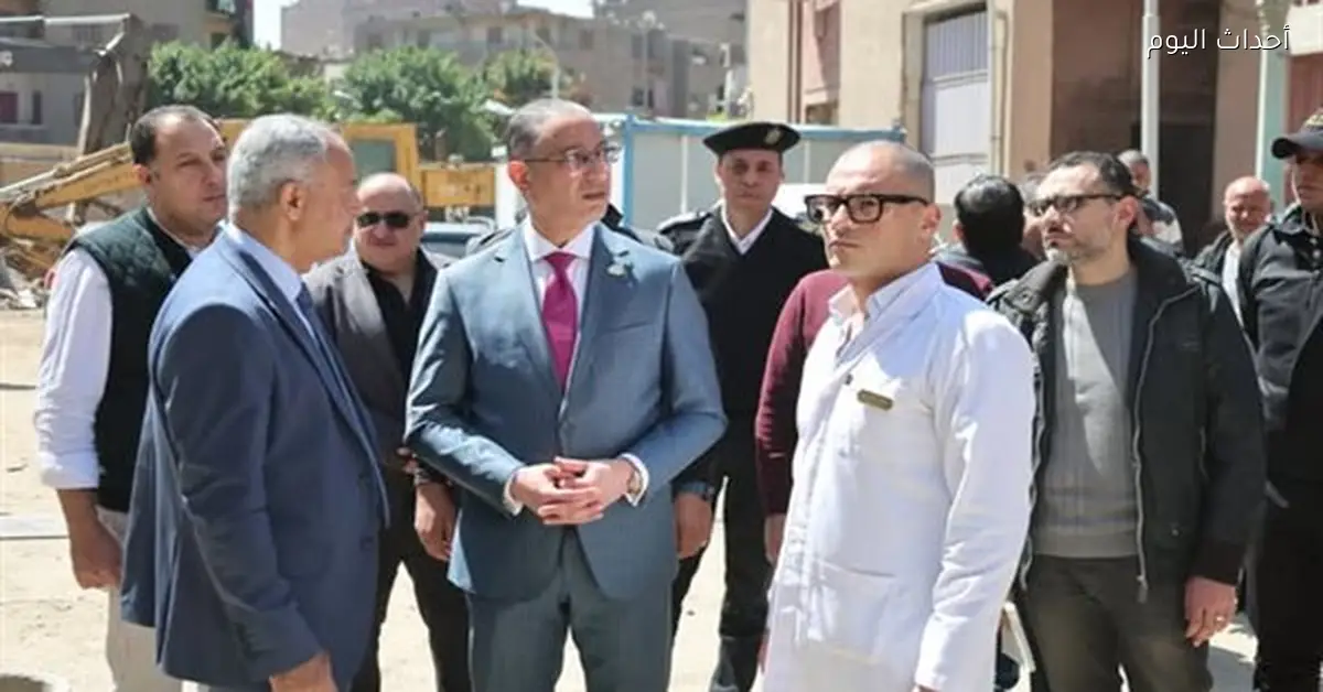 محافظ الجيزة يزور مستشفى أم المصريين لمتابعة سير العمل